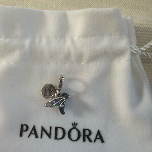 Pandora Hummingbird Double Dangle Charm *NEW*